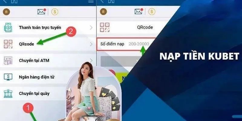 Nạp tiền Kubet77 internet banking chỉ với 2 phút